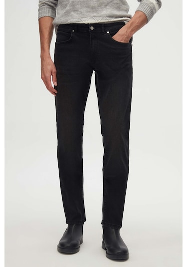 Ds Damat Slim Fit Antrasit Düz Jean Kot Beş Cepli Likralı Yıkamalı Denim Pantolon 6HCJ3ORT00102 Antrasit