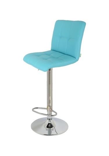 Bürocci Carla Bar Taburesi - Turkuaz - 9503S0111 Çok Renkli