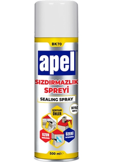 Apel Bk70 Sızdırmazlık Spreyi Beyaz 500 Ml
