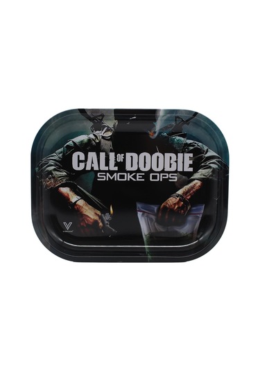 Küçük Metal Tepsi Call Of Doobie Mavi