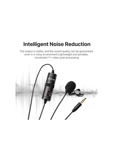 Geeroyoo Boya By-m1 Kablolu Mikrofon: Kamera, Dslr Ve Akıllı Telefonlar İçin Yönlendirilebilir Lavalier Mikrofon