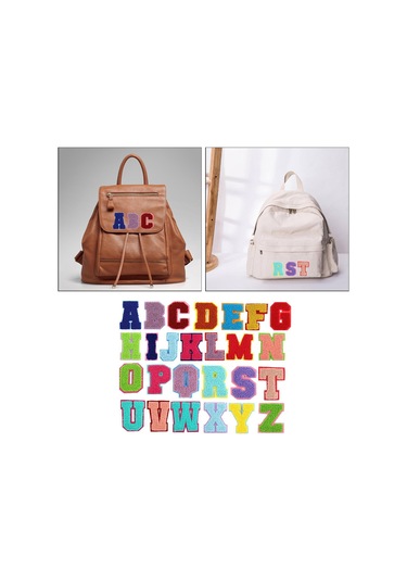 Suntek Alfabe Harfleri Yama Demir / Kot Şapka Gömlek Çok Renkli Yamalar Dikmek