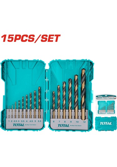 Total 15 Parça Hss Matkap Ucu Set - Tacsdl51501