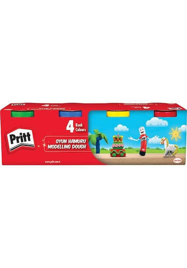 Pritt Oyun Hamuru 4 Renk 100 Gr