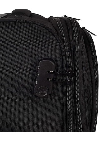 Trg Polo 032 Su Geçirmez Kumaş Pilot Kabin Valiz Siyah