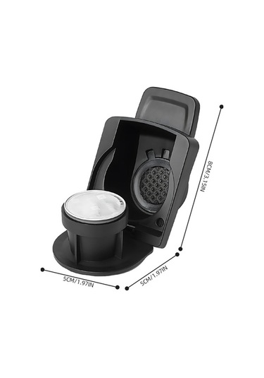 Pazly Espresso İçin Yeniden Kullanılabilir Siyah Kahve Kapsülleri A Model Diğer