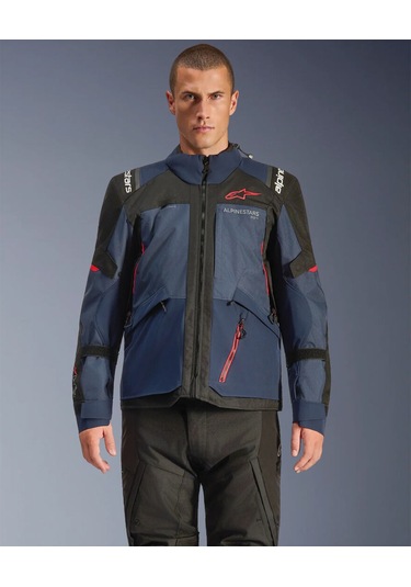 Alpinestars Andes V4 Korumalı Motosiklet Montu Mavi Siyah