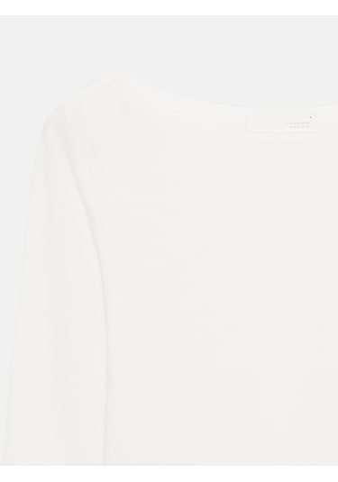 Dilvin 32549 Kayık Yaka Bodysuit-ekru Ekru