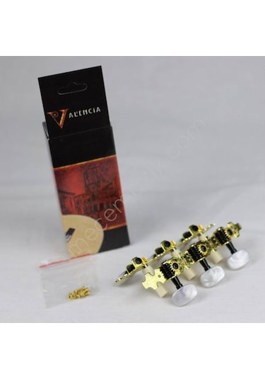 Valencia Vcmh0150Gd Klasik Gitar Kulağı 3+3 Set Gold