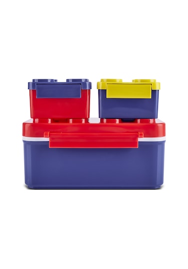 Karaca Lego Lunch Box / Saklama Kabı / Beslenme Kutusu Çok Renkli
