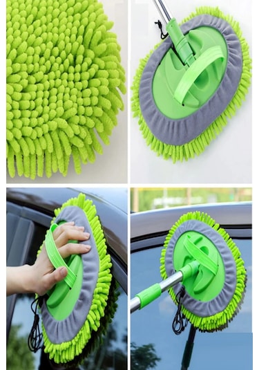 Çok Fonksiyonlu 2 In 1 Mikrofiber Araba Yıkama Fırçası