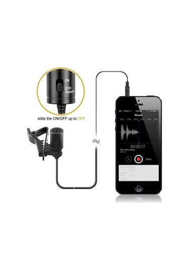 Boya By-m1 Kablolu Lavalier Yaka Mikrofonu