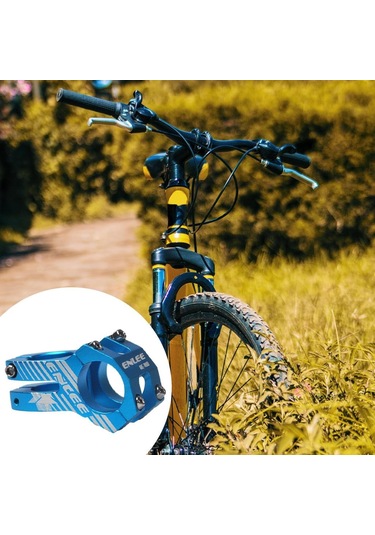 Suntek 31.8Mm Dağ Bisikleti Gövdesi Yüksek Mukavemetli Mavi