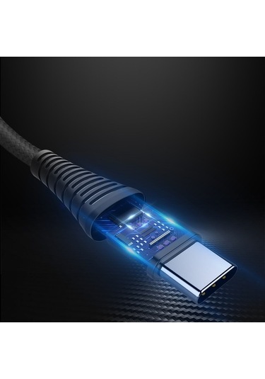 Rock Space Z10 Hi-Tensile Type-C Şarj Ve Data Aktarım Kablosu 1Mt (508941167)