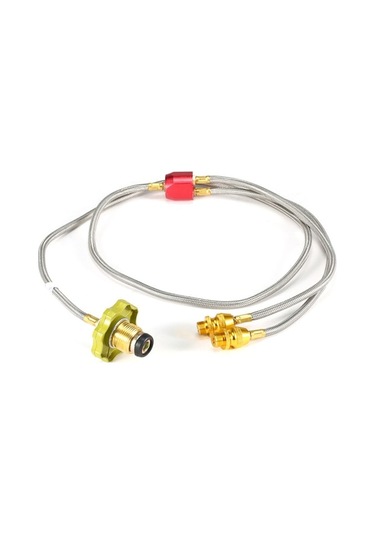 Skycıty Adaptör Hortumu Adaptör Brülörü Çift Kamp Ocağı Propan Adaptör Hortumu Açık Hava Balıkçılığı Pikniği İçin A Çok Renkli Çok Renkli