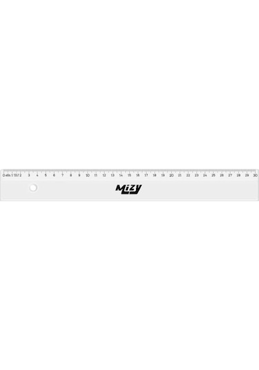 Şeffaf Plastik Cetvel 30cm