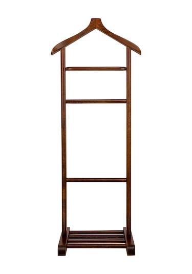 Tek Tepeli Dilsiz Uşak Koyu Kahverengi Masif Ahşap Palto Ceket Kahverengi