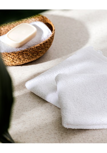 Melly Kroşeli %100 Pamuk 2'li El Havlusu - Beyaz - 30x40 Cm 8684427204535 Beyaz