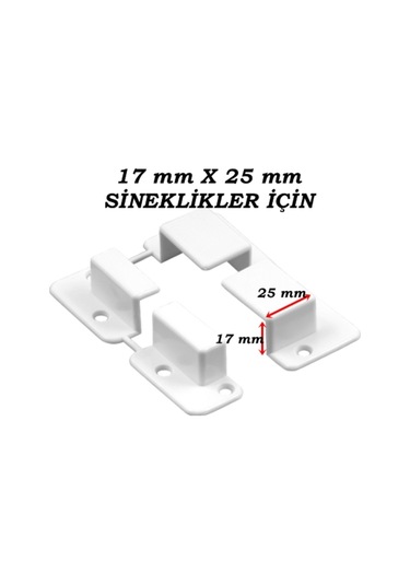 Sineklik Sabit Köşe Tutucu Pimapen Sineklik Köşesi Bağlama 4 Adet