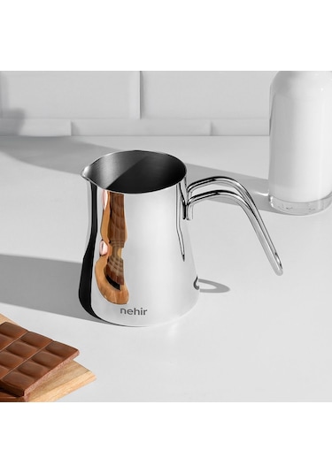 Nehir Midi 800 ML Çelik Sütlük