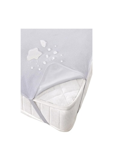 Bebesi 160x200 Cm Çift Kişilik Yatak Alezi Sıvı Su Geçirmez Micro Kumaş Beyaz