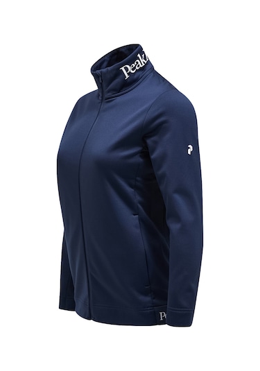 Peak Performance Peak Performance Kadın Fleece Polar Rider Tech Lacivert Fermuarlı Mavi Lacivert
