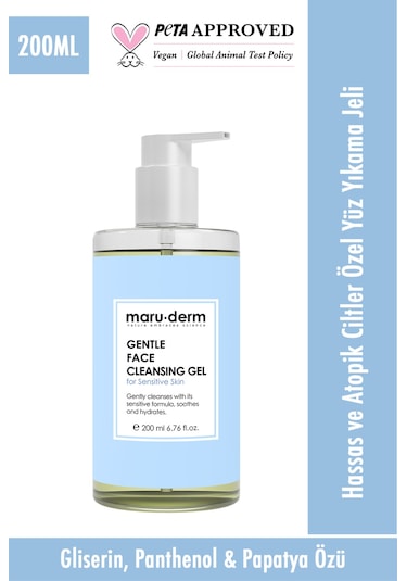Maruderm Hassas ve Atopik Ciltler İçin Yüz Yıkama Jeli 200 ML