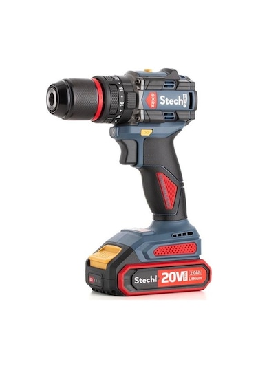 Stechend SX22 2 x  2.0 Ah 20 V 60Nm Akülü Kömürsüz Darbeli Matkap Vidalama