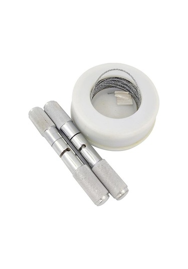 Anadolu-Vet Boynuz Kesme Teli 3.6 M Ve 1 Çift El  Tutacı