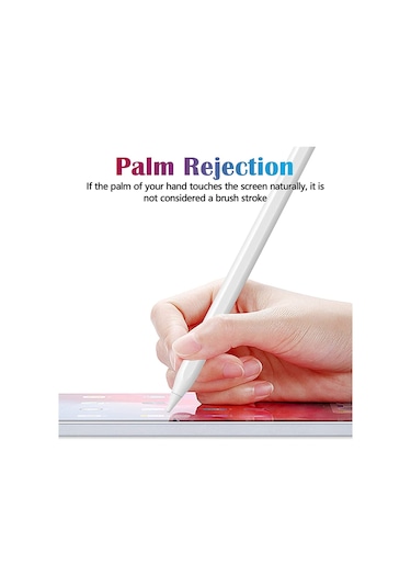 iPad Uyumlu 10.2 9.Nesil Avuç İçi Algılamayan Eğime Duyarlı Kalem