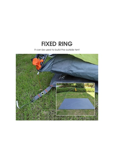 Tenfowee Dörtgen M Boy 2-3 Kişilik 210d Oxford Kumaş Çadır Altı, Su Geçirmez/ıslaklığa Dayanıklı, Taşaklı Ve Hafif Piknik Matı Çok Renkli