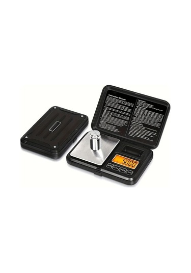 Fastbuy Wangxi Siyah Mutfak Tartısı 200g - 0,01g Hassasiyetli Kalibrasyon Siyah