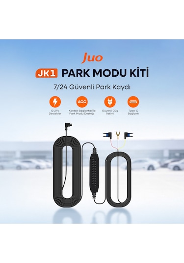 Juo Jk1 Araç Kameraları İçin Type-c Park Modu Bağlantı Kiti