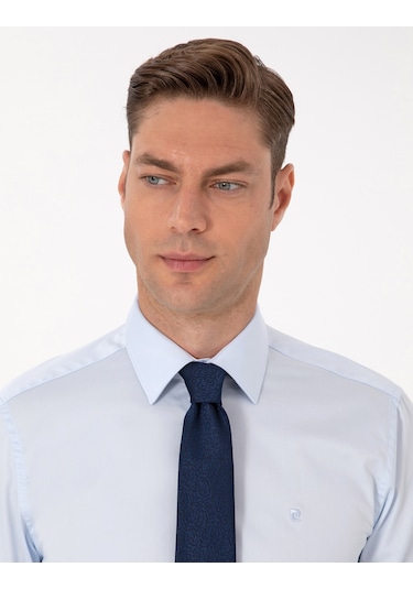 Pierre Cardin Erkek Açık Mavi Gömlek Basic 50315407-vr003 Açik Mavi