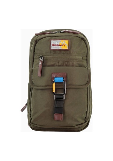 Discovery Icon Rfıd Korumalı Sürdürülebilir Sling 8l Kapasiteli Unisex Omuz Çantası Haki 2