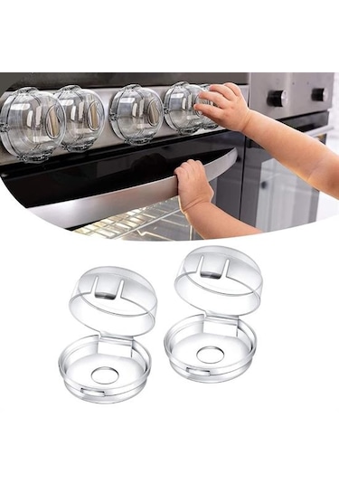 River World Çocuk İçin Isıya Dayanabilen Ocak Düğmelerini Koruyan Emniyet Kilidi