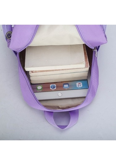 Hainan Shenda Sevimli Tek Boynuzlu At Okul Sırt Çantası - Mor Skbnr6 Mor