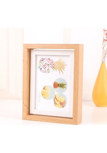 Tongxida Ahşap Döner Masa Çerçevesi 7 İnç, Beyaz Renk