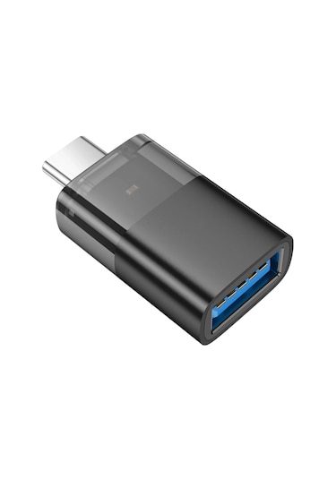Hoco. Ua36b Tak Çalıştır Type-c To Usb 3.0 Dönüştürücü - Siyah