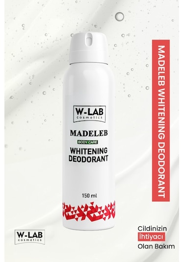 W-Lab Cosmetics Whitening Deodorant 150 Ml