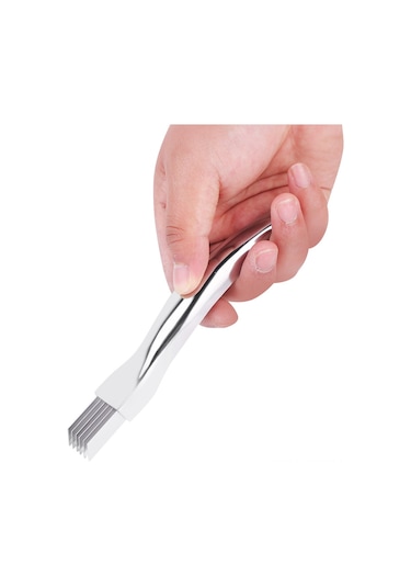 Qingmipy Mutfakta Soğan Ve Yeşil Soğan İçin Keskin Bıçaklı, Dayanıklı Paslanmaz Çelik Dilimleyici Aleti Diğer