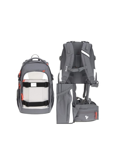 Lassig Origin Bold Sırt Çantası Anthracite Grey Çok Renkli