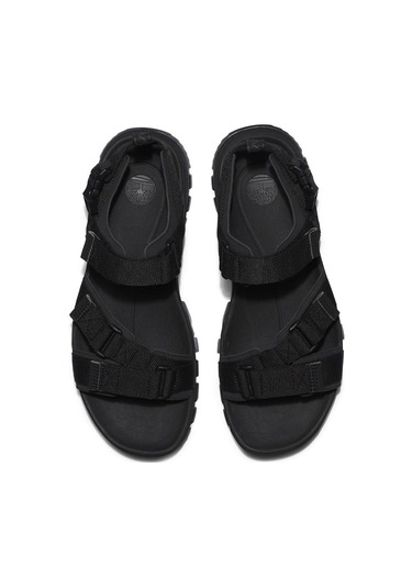Timberland 2 Strap Sandal Siyah Erkek Sandalet Siyah