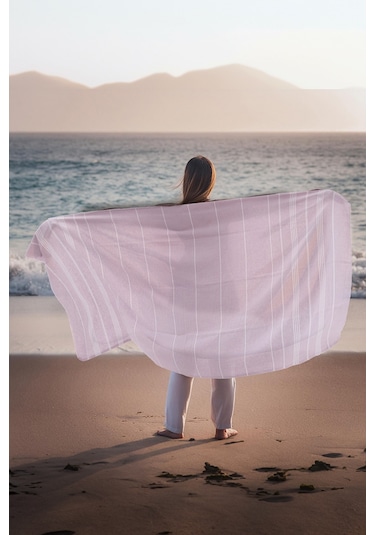 Favora Peştamal Plaj Havlusu 90x140 - Pembe
