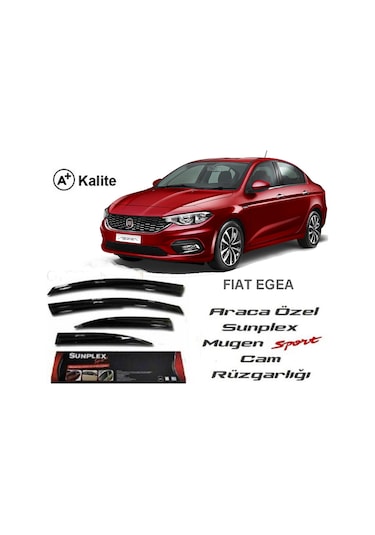 Fiat Egea Cam Rüzgarlığı Mugen Tip Sunplex 2016-