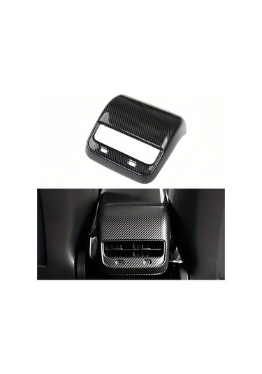 Dashanshop Tesla Model Y Model 3 Arka Havalandırma Menfez Kapağı Karbon Desenli