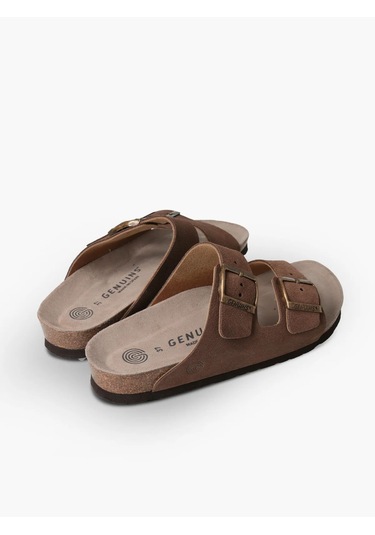 Terlik Erkek Hawaıı G106020 Genuins Velour Terra Velour Terra Kahverengi