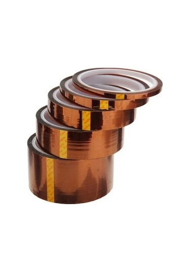 Poliimid (Polyimide) Kapton Bant 250℃ - 33 Metre 5 Mm Kapton Bant