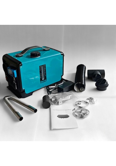 Webesten Akülü Şarjlı Dizel Isıtıcı 12-24-220 V Mavi