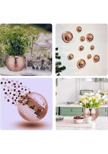 Büro Ev Ofis Etkinik Dekoru İçin 30x30cm Yapışkanlı Kare Bronz Cam Mozaik Fayans Aynalı Dekor Panel